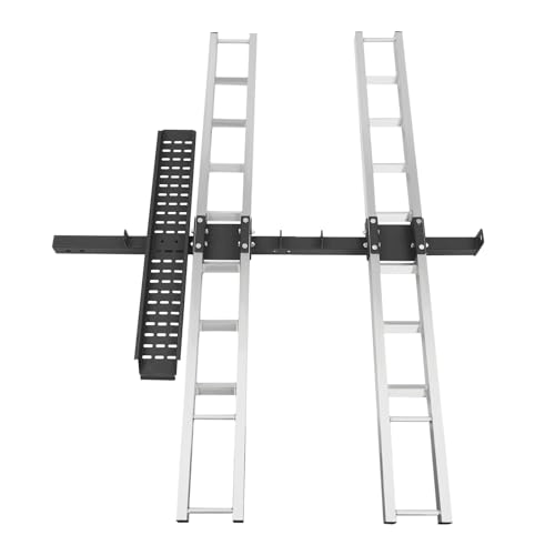 HYDIYGT Aluminum Motorcycle Rack, 500 lbs Load Capacity with Practical Straps for Dirt Bikes, Motorcycle Bracket for Cars and Trucks