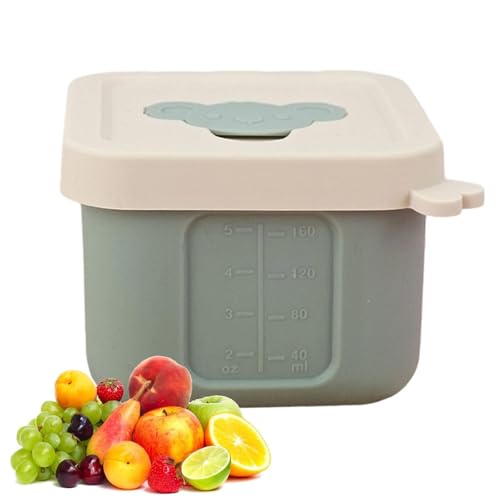 Molde de silicona reutilizable de fácil desmoldeo, mini de sabor, para aderezo, salsa salsa, escuela, picnic, viajes,