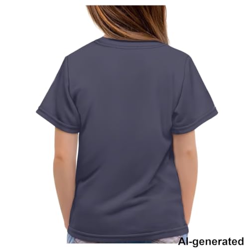 Image of Novelty 3D Graphic T Shirts for Kids Crew Neck Funny Animal Print Short Sleeve Girls Tshirts 3-16 Years
