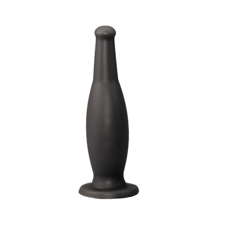 Plug anale silicone grande plug anale giocattoli del sesso butt plug negozio annal dilatatore giochi enorme dildo anale giocattoli per adulti (nero L)