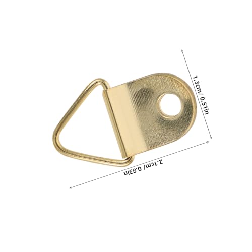Image of TEHAUX Heavy Duty Metal Picture Hooks Triangle Hanger Hooks Screws for Wall Decor Home Office Gallery