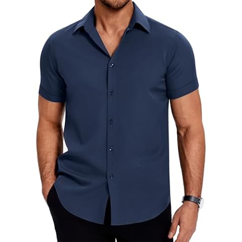 COOFANDY Chemise Décontractée Homme Cover