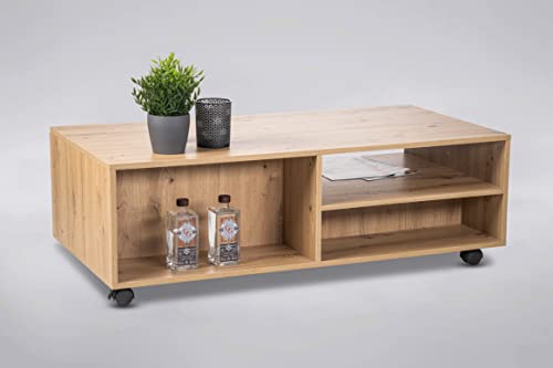 M2 Kollektion Couchtisch Panama in braun, B/H/T = 120x40x60cm – Bild 7