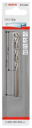 Bosch Accessories Bosch Professional Metallbohrer HSS-Cobalt (Ø 6 mm)