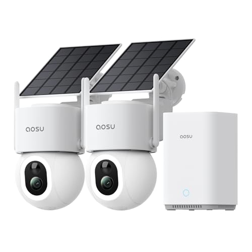 aosu 4K UHD D1 Max Solar Akku Cam Kit