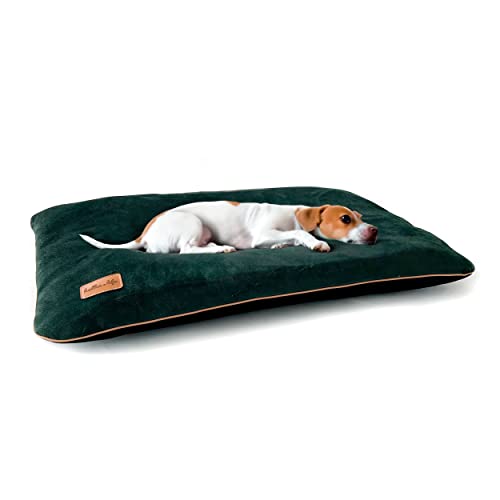 Halkalife Cuscino per cani, letto per cani e gatti, letto per cani resistente alle macchie. Rivestimento rimovibile. Cuscino per cani resistente ai morsi e durevole. Comodo letto per animali domestici