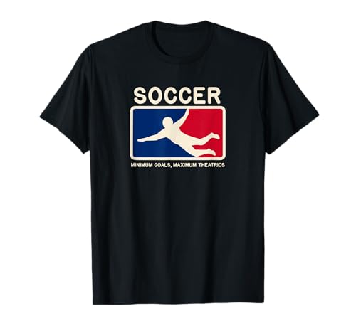 Soccer/Futbol Funny Player Diving Penalty Logo T-Shirt
