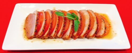 石光商事 あい鴨ロース パストラミ スライス 8-10mm 500g×20P 冷凍 業務用