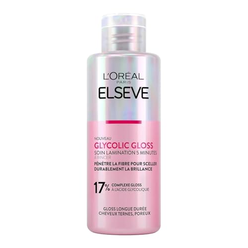 L'Oréal Paris - Laminierungspflege 5 Minuten - Haarmaske für dunkles Haar - Mangel an Glanz - Glykolsäure - Haarpflegeprotokoll - Elseve… – Ansicht 1