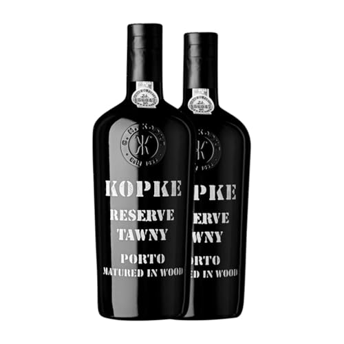 Kopke Tawny Porto Reserva 75 cl Vino generoso (Caja de 2 Botellas de 75 cl)