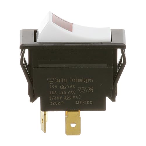 Exact FIT for Hobart 5930-301-45-00 Lighted Rocker Switch 7/8 X 1-1/2 DPST - Replacement Part BY MAVRIK