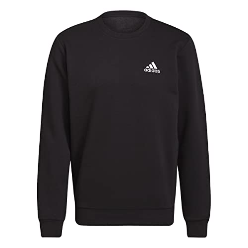 Image of adidas Mens Cotton M Feelcozy Swt Crew Neck Sweatshirt