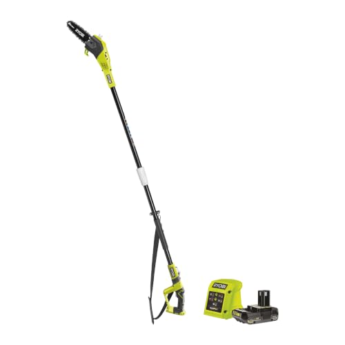 RYOBI 18 V ONE+ Akku-Hochentaster RPP182020, Schwertlänge 20 cm, Kettengeschwindigkeit 5,5 m/s...
