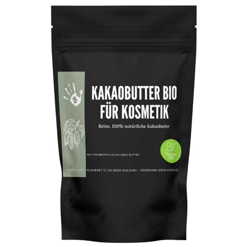 Bio Kakaobutter für Kosmetik 100% Rein & Natürlich Ideal für DIY Cremes Lippenbalsam & Hautpflege Premium Qualität