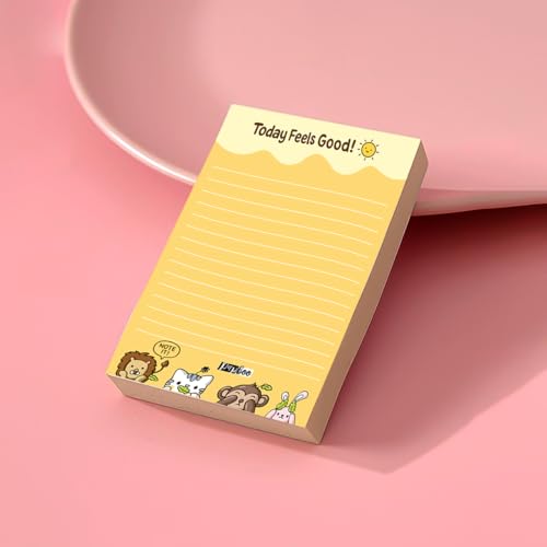 Image of PAPBOO Easy to carry Cute A6 Size Tear-off Notepads,90 Sheets,100 GSM, Gift(Feel Good)