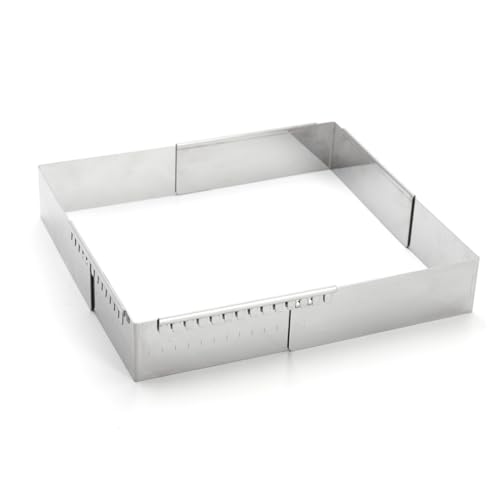 Marco inox extensible De Buyer: el molde ajustable de 5 cm de alto para repostería 4