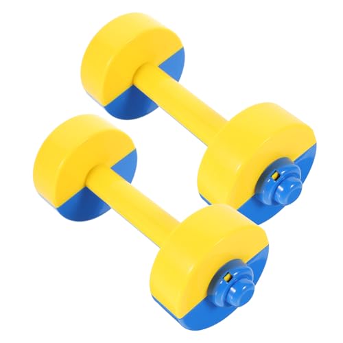 NUOBESTY 1 Pair Children Dumbbells Kids Weightlifting Dumbbell Toys Plastic Exercise Dumbbell for Kids Home Fitness (Random Color)