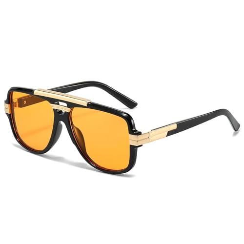 Lunettes de soleil rétro mixtes double pont tendance verres de protection UV400