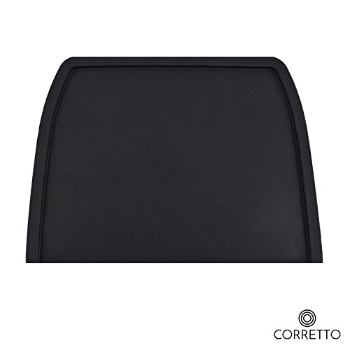 Corretto Espresso Tamping Mat - Luxury High-Grip and Food-Safe Black Silicone Corner Tamper and Packing Mat to Protect Your Worktop