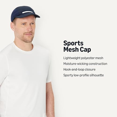 Image of Amazon Essentials Men's Adjustable Moisture-Wicking Sports Mesh Baseball Cap