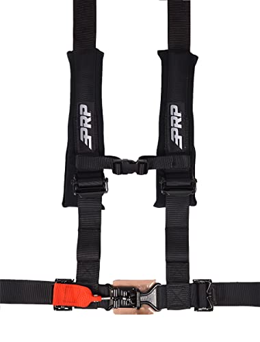 PRP SEATS 4 Point Safety Harness with 2-inch Belts, Latch and Lin...