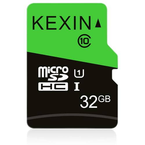 Image of KEXIN 32GB Micro SD Card 1 Pack microSDHC Memory Card UHS‑I C10 U1 Micro SD Card Full HD High Speed TF Card for Smartphone Tablet Dash Cam Drone Game Console