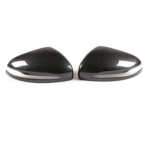 に適合するベンツ G GLE GLS クラス W463 2019-2021 用 外側ドア バックミラープロテクター カバー トリム ステッカー アクセサリー スタイリング(Carbon Fiber Texture)