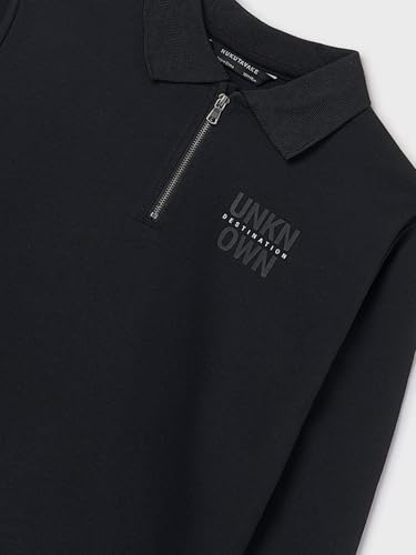 Mayoral Pullover Zipper for Boys Black3