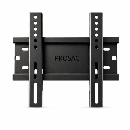 Image of PROSAC Heavy Duty TV Wall Mount Bracket for 14-42 Inches LED /HD /Smart TV'S, Universal Fixed TV Wall Mount Stand(12 Inch) Pack of 10