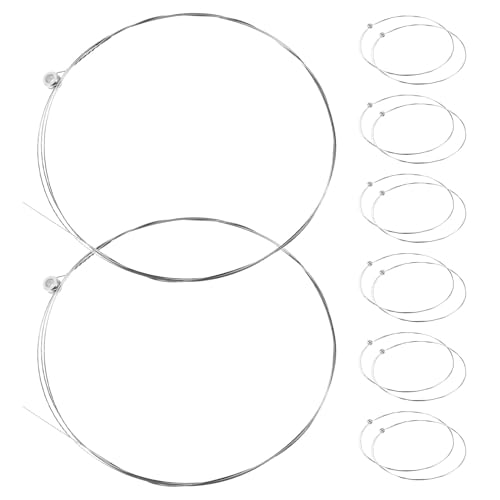 TOYANDONA Cuerdas de Guitarra de Acero Inoxidable E-1St 40 Piezas Cuerdas de Repuesto para Guitarra...