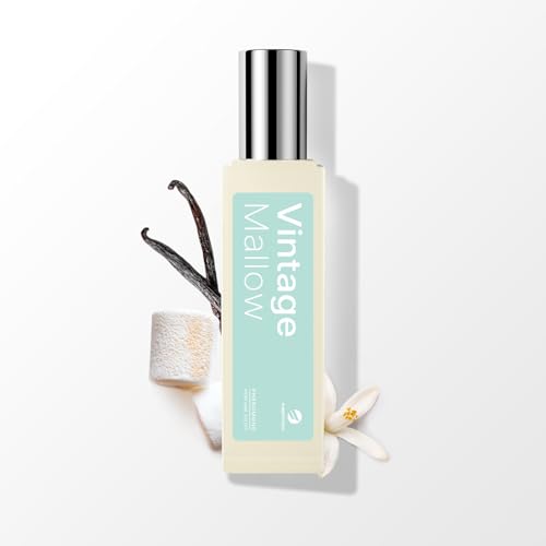 Image of purefittech Pheromones Perfume Oil for Women, Long Lasting Vintage Marshmallow Scent Roll-on Perfume, Mashmallow Fragrance Oil, 0.34 fl oz (10ml) Travel Size, Made in USA, Eau de Parfum