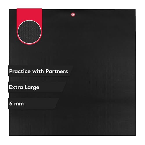 Manduka PRO Squared 6mm Natural Rubber Yoga Mat (78" × 78")