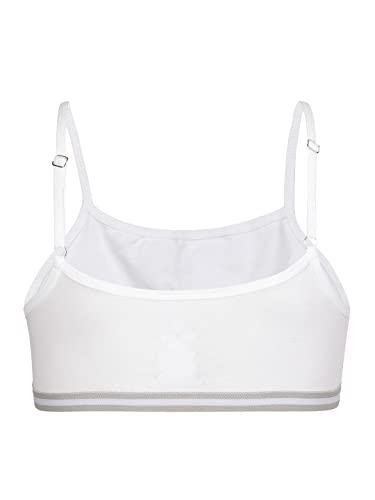 Image of CHARM N CHERISH Non Padded Double Layered Begginers Bra for Girls, Cotton Bras-Slip On Teenage Bras-Combo Pack-Solid, Pack of 2