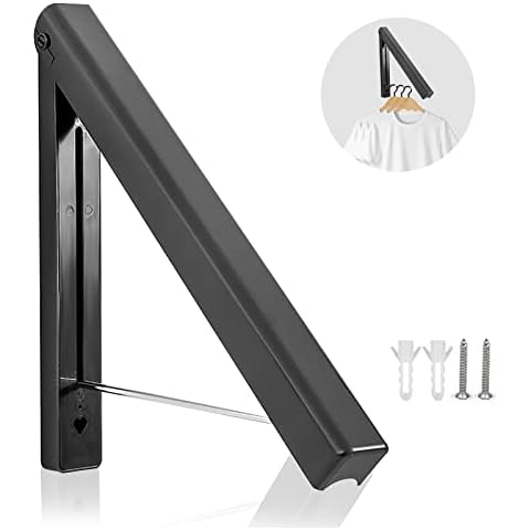 Colgador plegable montado en la pared, estante de secado retráctil Cover