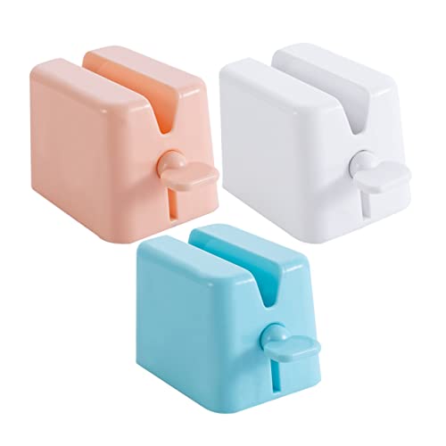 NOLITOY Toothpaste Dispenser Boys and Girls 3pcs Large Tube Squeezer Set Manual Plastic Facial Squeezer Toothpaste Extruder for Bathroom
