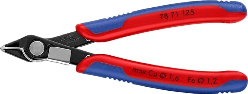 KNIPEX Electronic Super Knips mit Mehrkomponenten-Hüllen brüniert 125 mm, 78 71 125