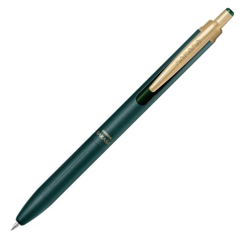 Bolígrafo gel retractil Zebra Sarasa Grand 0.5mm verde miniatura 2
