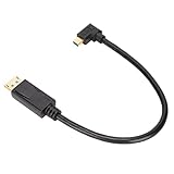 Acouto zu-Minidp-Adapter, Multifunktional, Unterstützt 8K, 60 Hz, 4K144 Hz, Bidirektionale Übertragung, DisplayPort-Adapter, Upward-Bend-Video und HD-Erlebnis für Minidp-HD-Bilder mit (90 Grad nach