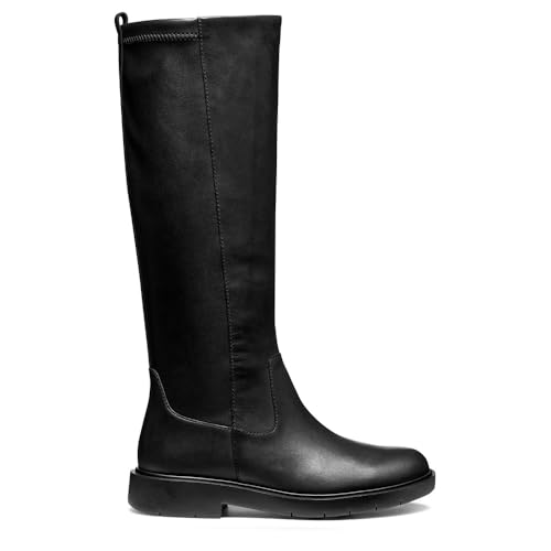 Geox Botas altas para mujer D Spherca EC1, negro, talla 42 EU, Negro, 42 EU