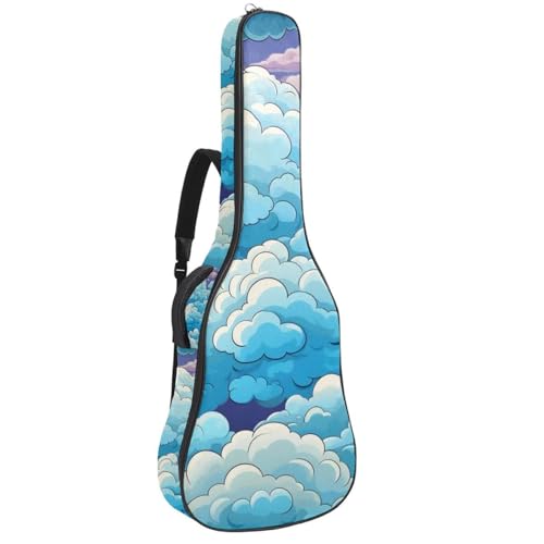 Sac guitare acoustique étanche multicolore idéal pour musiciens nomades