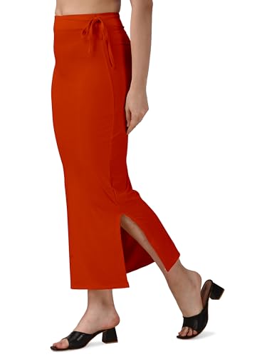 Image of Mehrang Microfiber Saree Shapewear Petticoat for Women, Cotton Blended Shape Wear Dress for Saree