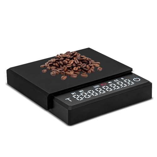 Balança para Café com Timer 2kg 0 1g Precisa 3 Modos Recarregável...