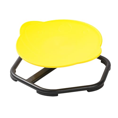 Silla giratoria for niños | Silla de rotación sensorial con temática planetaria | Juguete calmante for Autismo, TDAH e inquietud(Yellow)