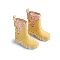 Wheat Girls Kids Mist Waterproof Wellington Boots, 9045 Multi Flowers, 8 UK Child