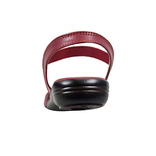 Image of Women's Red Fashion Sandals - 4 UK /India (37 EU)(888474-37)