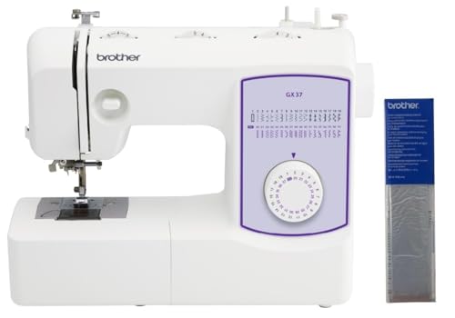 Image of Brother GX37 Sewing Machine, 37 Built-in Stitches, 6 Included Sewing Feet, and SA520 Water Soluble Stabilizer