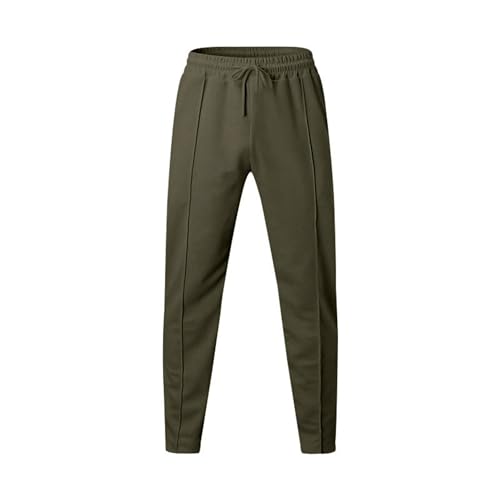 Men's Loose Fit Joggers Drawstring Pants Hiking Elastic Waist Comfort Pants Solid Srtlish Lightweight Trousers3