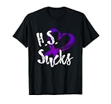 Hidradenitis Suppurativa Purple Ribbon HS Sucks T Shirt