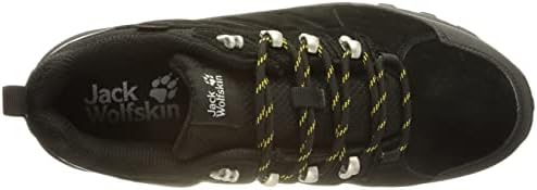 Jack Wolfskin Unisex Refugio Texapore Low M Hiking Shoe, Phantom/Burly Yellow XT, 9.5 US Men | Image 4