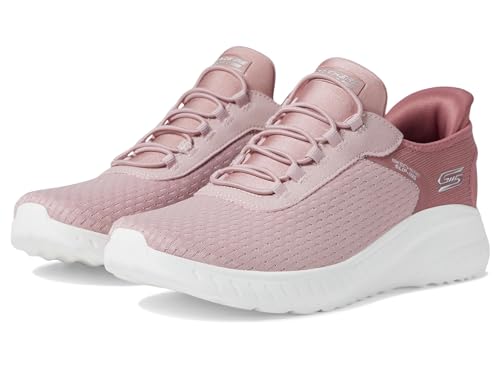 Skechers Damen Hands Free Slip Bobs Squad Chaos-in Color Sneaker, Blush, 43 EU Weit – Ansicht 1